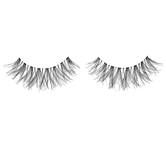 A single pair of Ardell Demi Wispies showing its signature Wispies style with crisscross, feathering, and curl