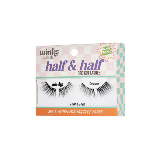 Angle package of Winks Half & Half Pre-Cut Lashes Dream
