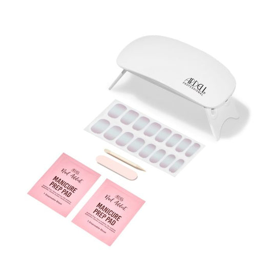 Nail Addict First Kiss kit components shown outside packaging for full product view.