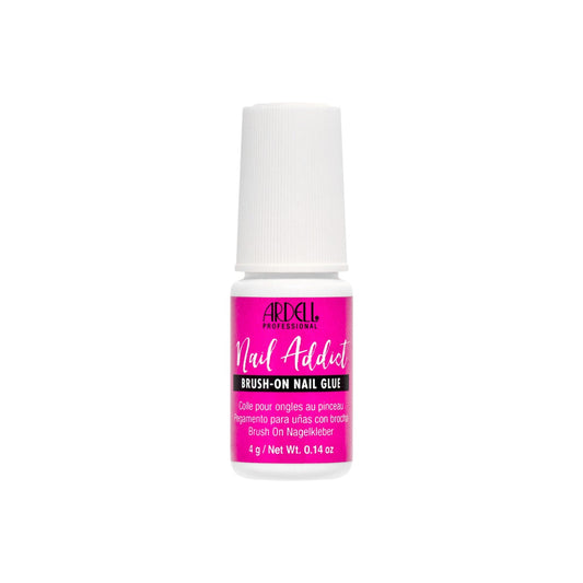 Capped bottle of Ardell Nail Addict Brush-On Nail Glue