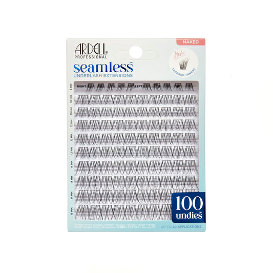 Front packaging of Seamless Underlash Extensions Naked 100 ct