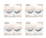 Four boxes of Ardell Nourish false eyelashes on a white background