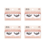Four packages of Ardell Naked Shapewear false eyelashes on a white background
