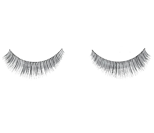 A single pair of Ardell Natural Variety in 109 showing its round lash style & mid-length lash