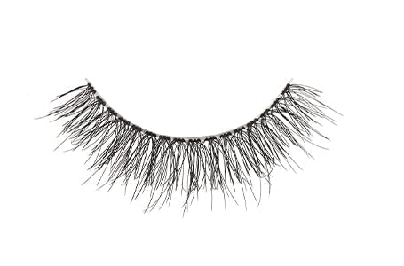 Close-up of an Ardell Naked Lash 428 multi-layered false lash with medium volume and defined curl