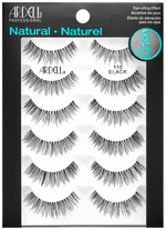 Ardell Natural Lashes 110 Black 6-Pack – Six pairs of natural 110 lashes for soft volume and an eye-lifting effect, ideal for daily wear.