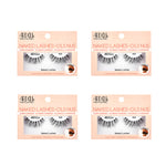 Four packages of Ardell Naked Lashes on a white background