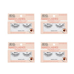 Four packages of Ardell Naked Lashes on a white background
