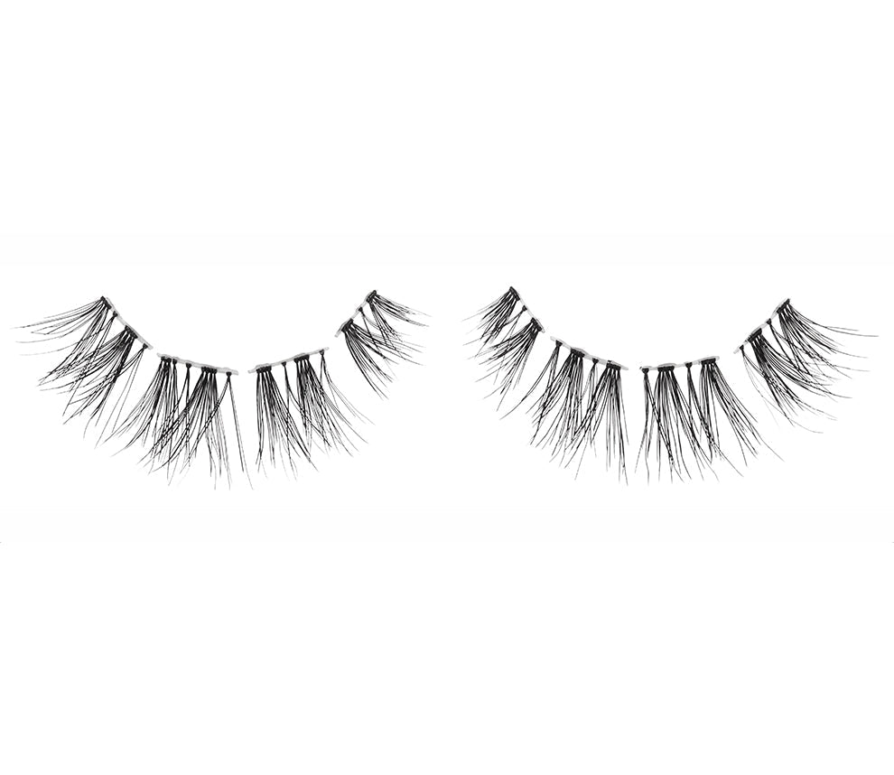 2 pairs of Ardell Pre-Cut Wispies featuring 4 pre-cut smaller lashes & its crisscross, feathering & curl lash style