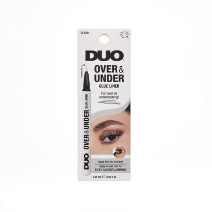 DUO Over & Under glue liner packaging on a white background