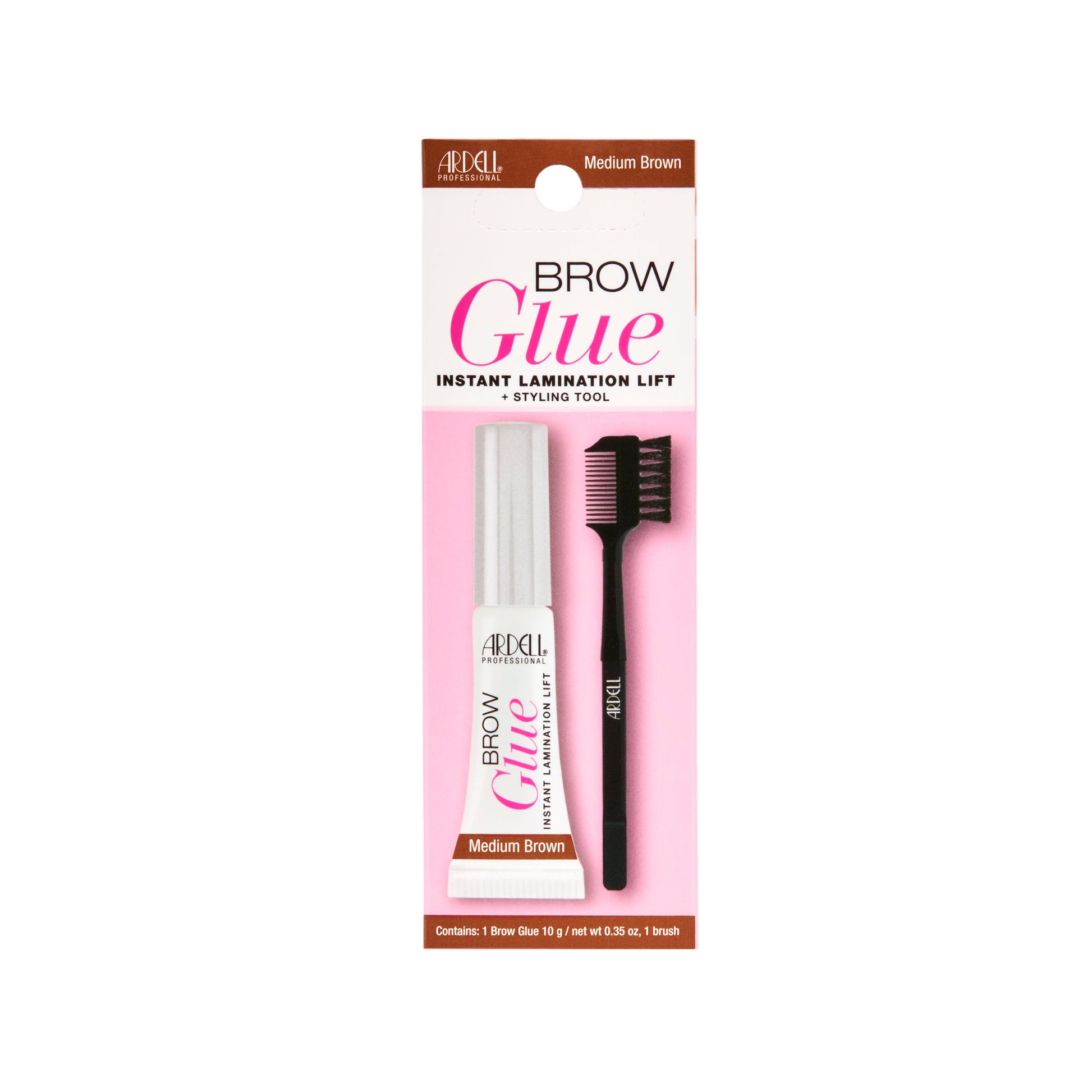 Brow Glue Medium Brown Back