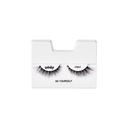 Winks Be Yourself Lashes Vibez on tray