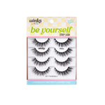 Front package of Winks Be Yourself Lashes Vibez 4 pack
