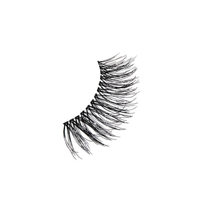 Naked My Way 421 4 Pack floating clusters arranged to show mid lash profile