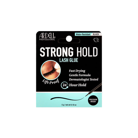 FRONT OF OF PACKAGING of Strong Hold Lash Glue Black