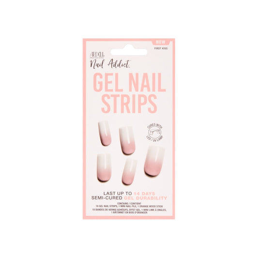 Sealed wall-hooked ready pack of Ardell Nail Addict Gel Nail Strips
