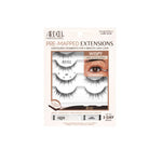 Ardell Pre-Mapped Extensions Wispy 4-Pack with lightweight clusters for easy DIY lash enhancement.