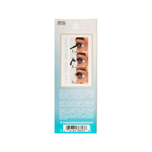 Ardell Seamless Underlash Extensions Mini Kit Light As Air – Back of box with instructions and contents list.