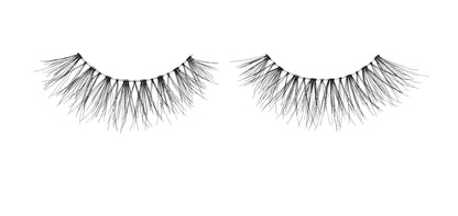 Pair of Ardell Naked Lash 422 false lashes side by side featuring soft and comfortable Invisiband lash band