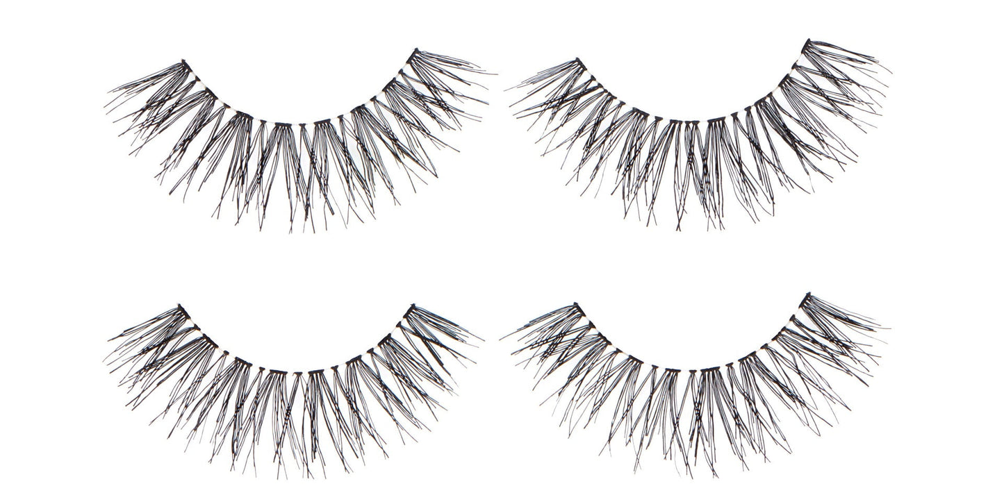 Ardell Deluxe Wispies Pack - two sets of Wispies lashes on a white background
