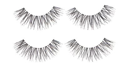 Ardell Deluxe Wispies Pack - two sets of Wispies lashes on a white background